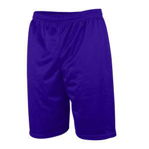 9"  ADULT  2 PLY MICRO MESH ATHLETIC SHORTS - Purple, M