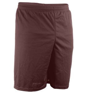 9"  ADULT  COOL MESH  ATHLETIC SHORTS - Brown, M