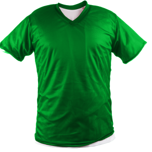 ADULT  REVERSIBLE SHIRT - Kelly Green, M