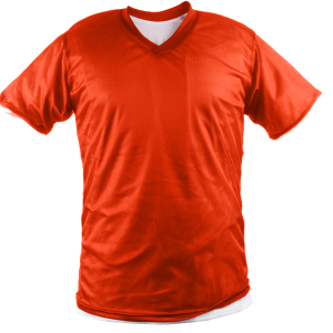 ADULT  REVERSIBLE SHIRT - Orange, M