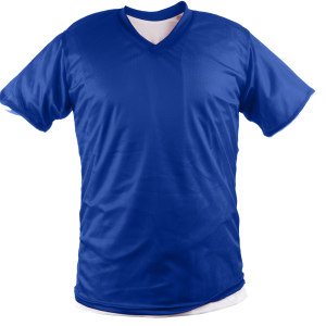 ADULT  REVERSIBLE SHIRT - Royal Blue, M