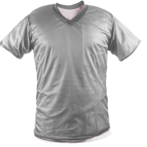 ADULT  REVERSIBLE SHIRT - Silver, M