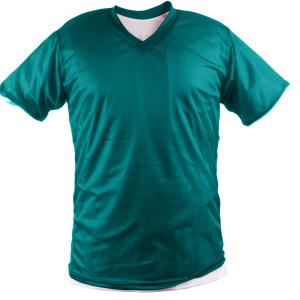 ADULT  REVERSIBLE SHIRT - Teal, M