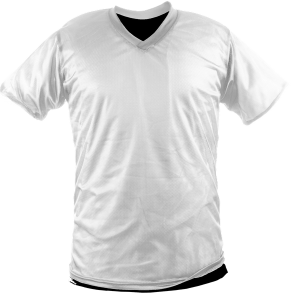 ADULT  REVERSIBLE SHIRT - White, M