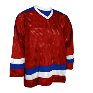 ADULT  HOCKEY JERSEY - Red, M