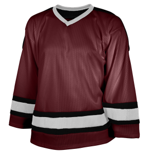 YOUTH HOCKEY JERSEY - Maroon, M