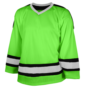 YOUTH HOCKEY JERSEY - Neon Green, M