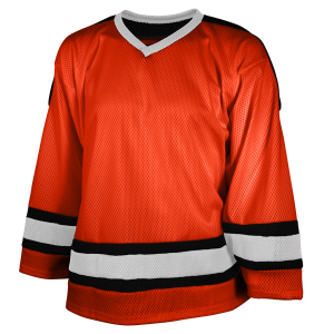 YOUTH HOCKEY JERSEY - Orange, M