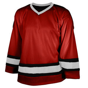 YOUTH HOCKEY JERSEY - Red, M