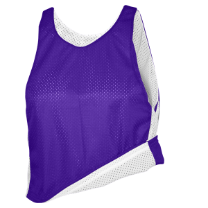 ADULT  REVERSIBLE LACROSSE JERSEY - Purple, M