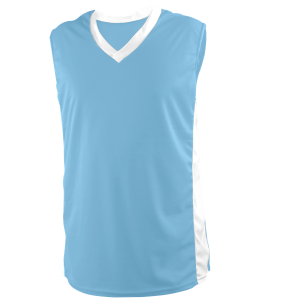 Youth Multi Sport Jersey Sleeveless - Columbian Blue, M