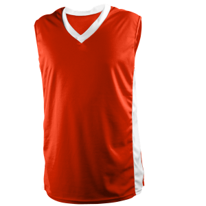 Youth Multi Sport Jersey Sleeveless - Orange, M