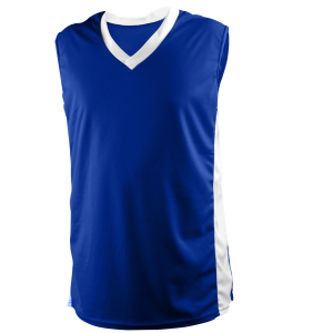 Youth Multi Sport Jersey Sleeveless - Royal Blue, M