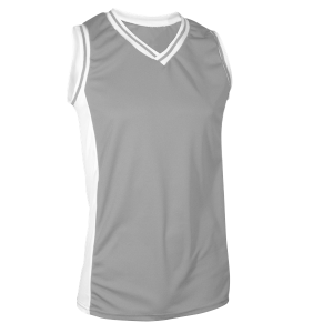 ADULT  MULTI SPORT JERSEY - Silver, M
