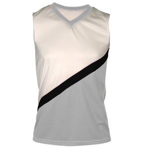 ADULT  MULTI SPORT JERSEY - Silver, M
