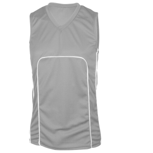 ADULT  MULTI SPORT JERSEY - Silver, M