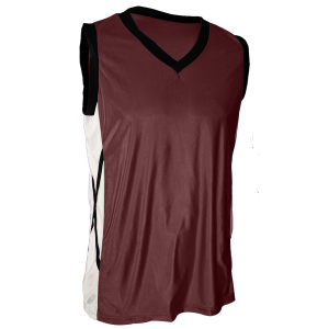 YOUTH  MULTI SPORT JERSEY - Maroon, M
