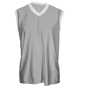 ADULT  MULTI SPORT JERSEY - Silver, M