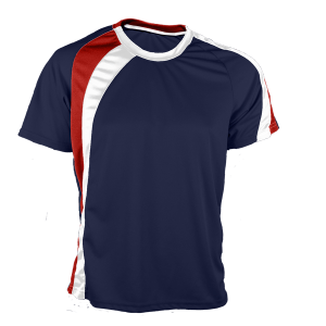 YOUTH SOCCER JERSEY - Navy Blue, M