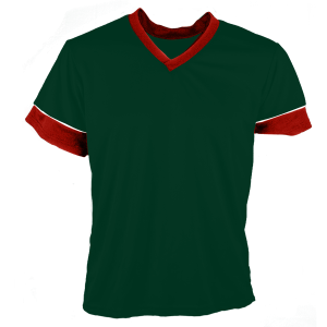 YOUTH SOCCER JERSEY - Dark Green, M