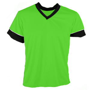 YOUTH SOCCER JERSEY - Neon Green, M