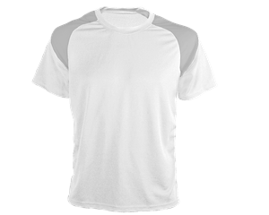 ADULT  SOCCER JERSEY - Silver, M