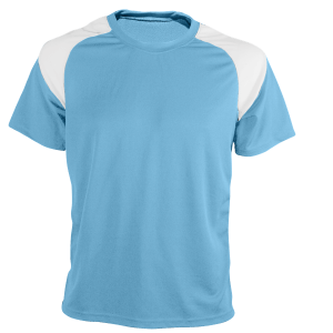 YOUTH SOCCER JERSEY - Columbian Blue, M