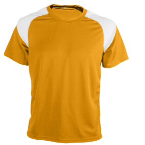 YOUTH SOCCER JERSEY - Gold, M
