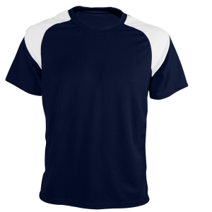 YOUTH SOCCER JERSEY - Navy Blue, M