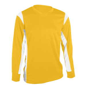 ADULT  SOCCER JERSEY - Gold, M