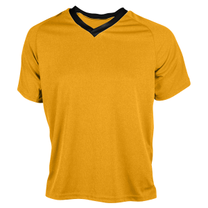 ADULT  SOCCER JERSEY - Gold, M