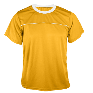ADULT  SOCCER JERSEY - Gold, M