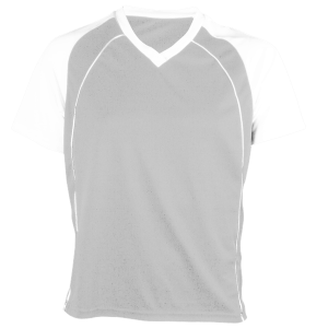 ADULT  SOCCER JERSEY - Silver, M