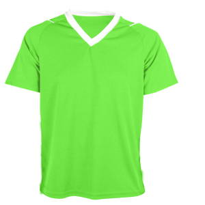 YOUTH SOCCER JERSEY - Neon Green, M