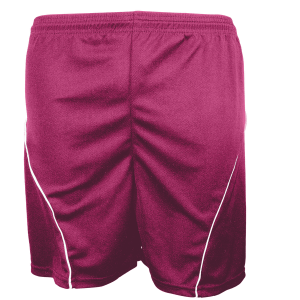 7"  ADULT  ATHLETIC SHORTS - Fuchsia, M