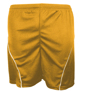 7"  ADULT  ATHLETIC SHORTS - Gold, M