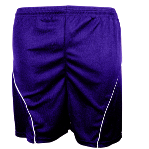 7"  ADULT  ATHLETIC SHORTS - Purple, M