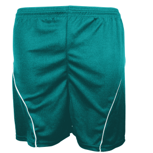 7"  ADULT  ATHLETIC SHORTS - Teal, M