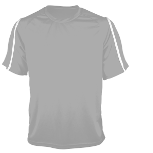 YOUTH SOCCER JERSEY - Silver, M