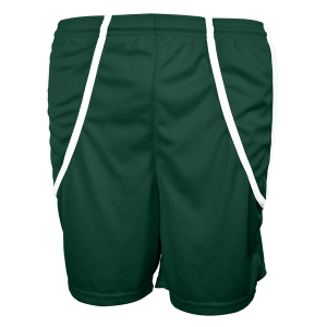 9"  ADULT  ATHLETIC SHORTS - Dark Green, M