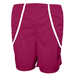 9"  ADULT  ATHLETIC SHORTS - Fuchsia, M