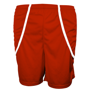 9"  ADULT  ATHLETIC SHORTS - Orange, M