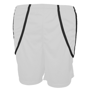 9"  ADULT  ATHLETIC SHORTS - White, M