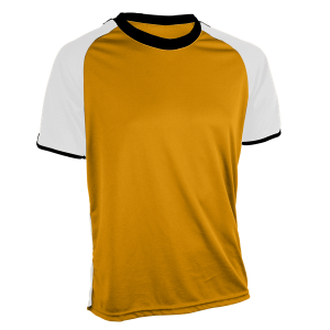 ADULT  SOCCER JERSEY - Gold, M