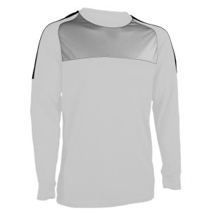 ADULT  SOCCER JERSEY - Silver, M