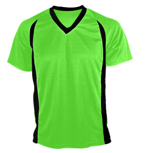 YOUTH SOCCER JERSEY - Neon Green, M