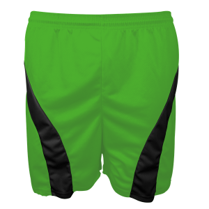 5"  ADULT  ATHLETIC SHORTS - Neon Green, M