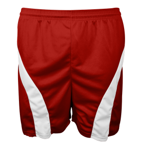 5"  ADULT  ATHLETIC SHORTS - Red, M