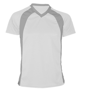 ADULT  SOCCER JERSEY - Silver, M