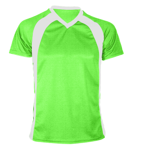 YOUTH SOCCER JERSEY - Neon Green, M